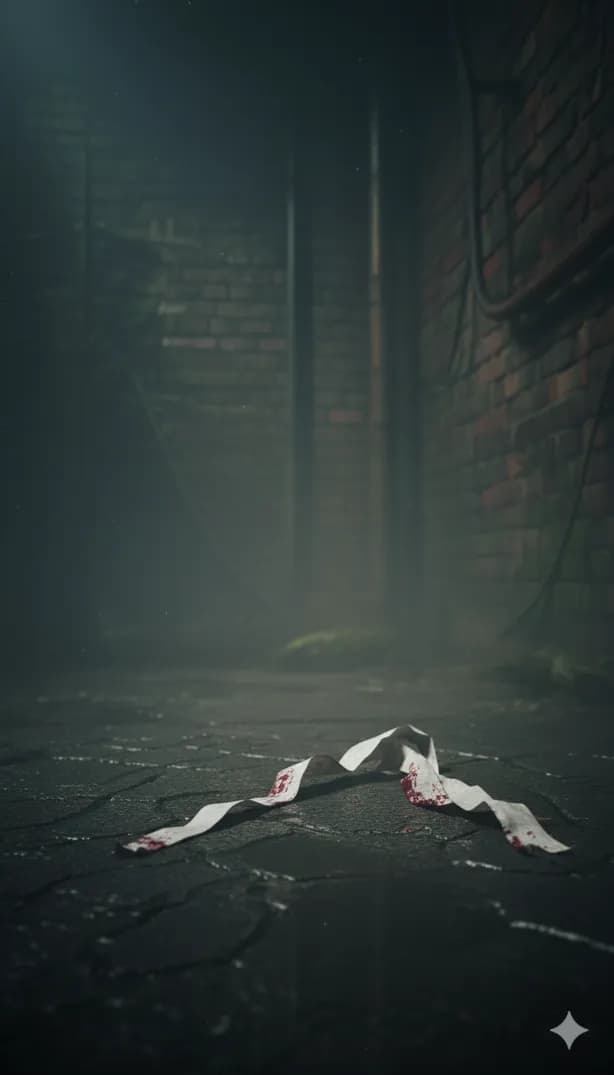 Ruban à cheveux ensanglanté