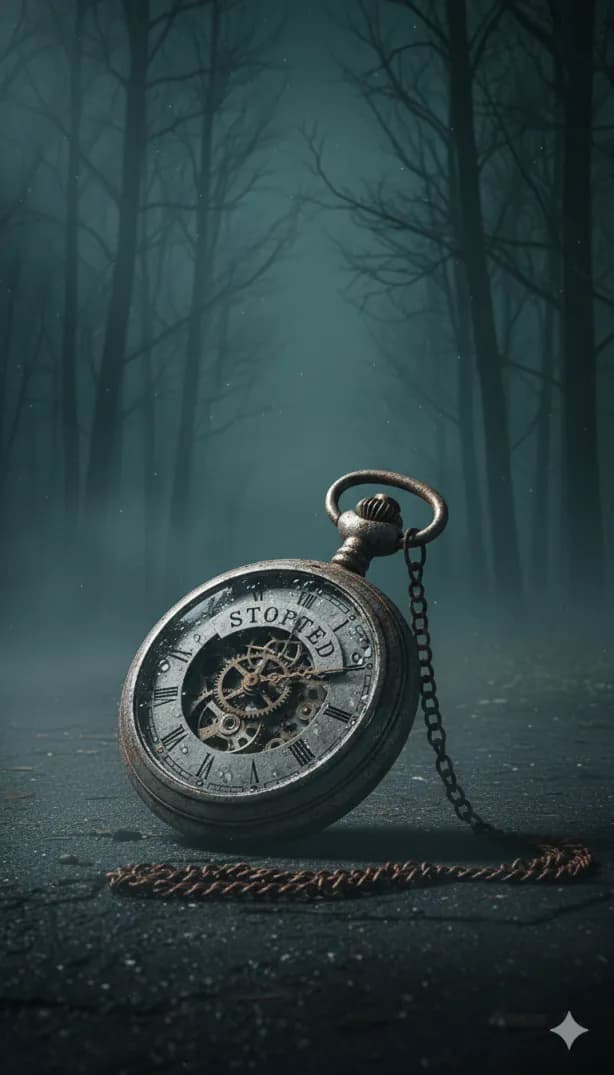 Montre à gousset arrêtée