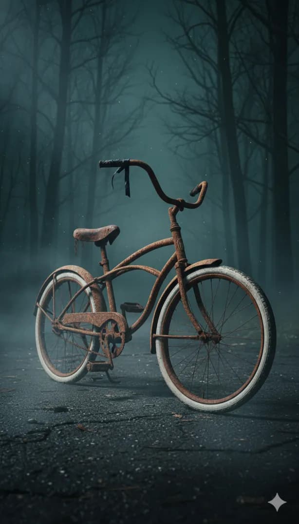 Vélo rouillé 'Silver'